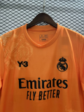 24-25 Real Madrid y3 yellow  Fans Version Soccer Jersey