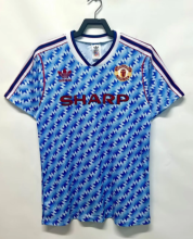 Retro 1990/92  M-U away Soccer Jersey