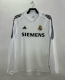 Retro 05/06  Real Madrid Long Sleeve home Soccer Jersey