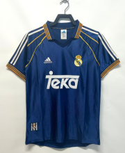 Retro 98/00 Real Madrid  Second away  Soccer Jersey