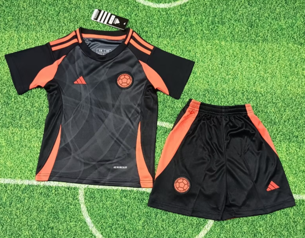 24/25  Colombia away kids Soccer Jersey