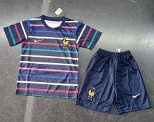 24/25 France  training suit Kids  Soccer Jersey