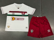 23/24 Fluminense away kids  Soccer Jersey