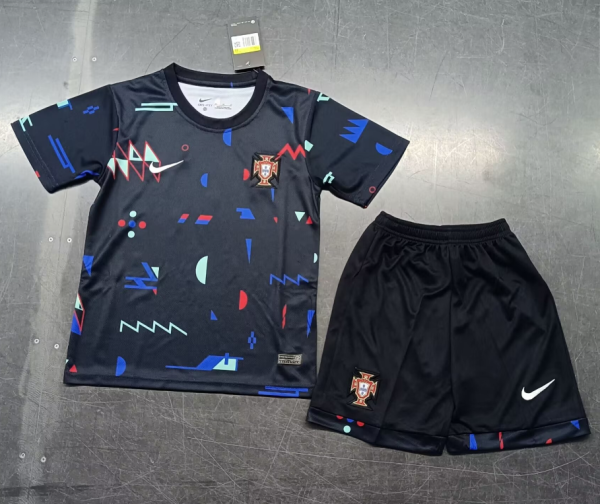 24/25  Portugal   training suit kids Soccer Jersey