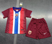 24/25 Norway home kids Soccer Jersey