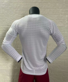24-25 Real Madrid home Long Sleeve Player Version Soccer Jersey
