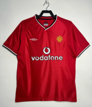 Retro 00/02  M-U home Soccer Jersey