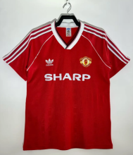 Retro 88-90 M-U home Fan Version Soccer Jersey