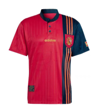 Retro 1996 Spain Home Soccer Jersey
