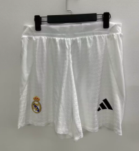 24/25 Real Madrid home Player  Version shorts