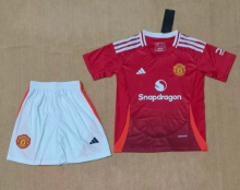 24-25 M-U home Fan Version Soccer Jersey