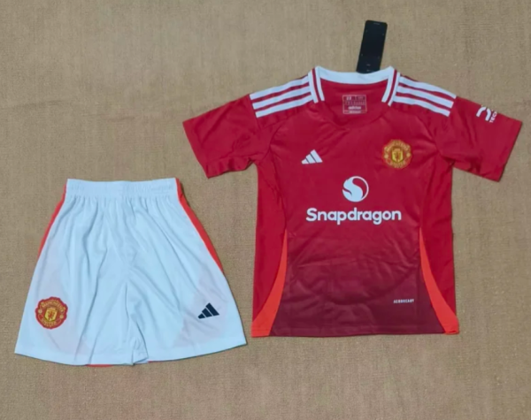 24-25 M-U home Fan Version Soccer Jersey