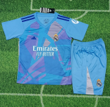 24/25  Real Madrid goalkeeper kids Soccer jersey