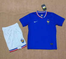 24/25 France home Kids Soccer Jersey