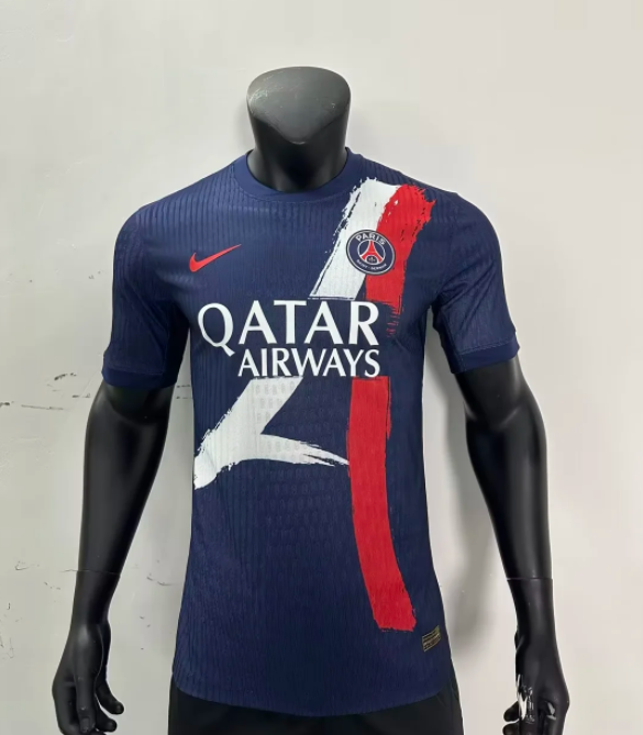 24/25 PSG away Bluish cyan Player Version Soccer Jersey