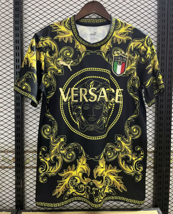 24/25 Italy special edition dark gold Fans Version  Soccer Jersey