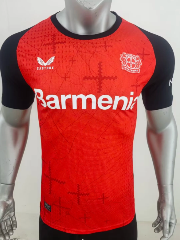 24-25 Leverkusen home Player Version Soccer Jersey