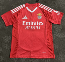 24/25 Benfica Home Fans Version Red Soccer Jersey