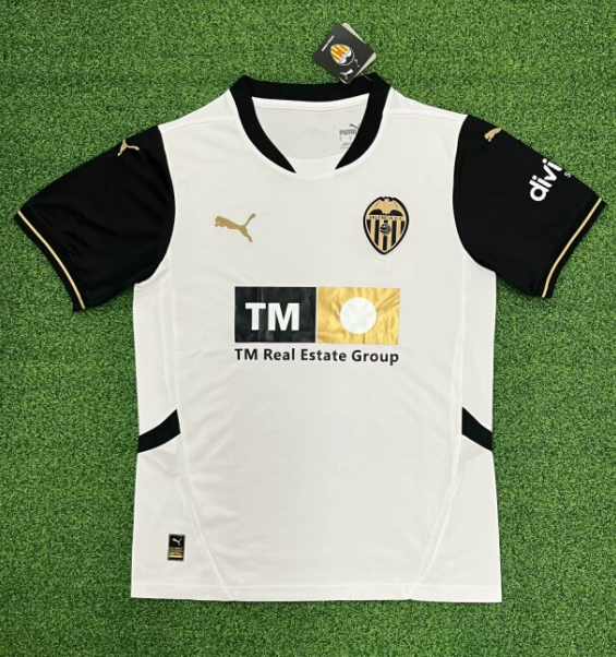 24/25 Valencia Home Fans Version soccer Jersey