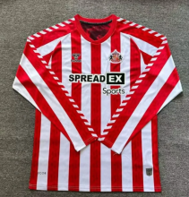 24/25 Sunderland home Long Sleeve Fan Version Soccer Jersey