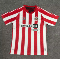 24/25 Sunderland home Fan Version Soccer Jersey