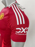 24-25 M-U home Player Version Soccer Jersey