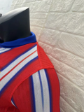 24/25 Atletico Madrid Long Sleeve Home  Player Version Soccer Jersey