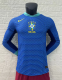24-25 Brazil away Long Sleeve Player Version Soccer Jersey