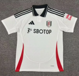 24/25 Fulham Home Fan Version Soccer Jersey