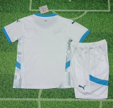 24/25 Marseille home kids Soccer Jersey