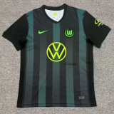 24/25 Wolfsburg away Fans Version  Soccer Jersey