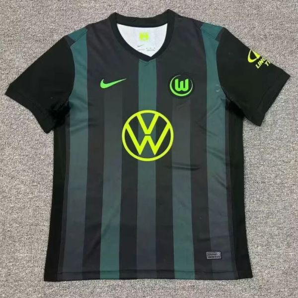24/25 Wolfsburg away Fans Version  Soccer Jersey