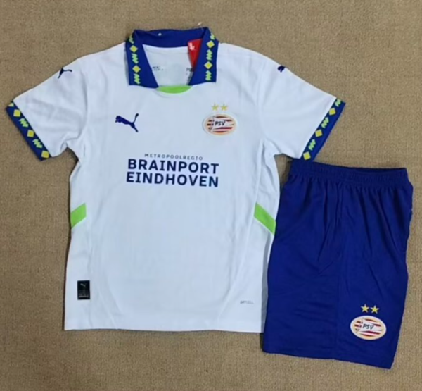 24/25 Eindhoven Second away kids Soccer  Jersey