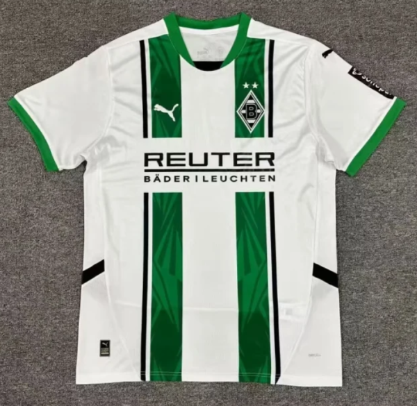 24-25 Mönchengladbach  home Fan Version Soccer Jersey