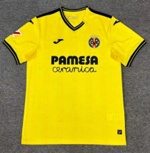 24/25  Villarreal Home Fan Version Soccer Jersey