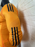 24-25 Real Madrid Long Sleeve away Player Version Soccer Jersey
