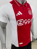 24-25 Ajax home player version  Soccer Jersey