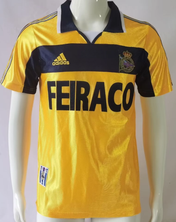 Retro 99/00  Deportivo La Coruna Second away Soccer Jersey
