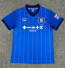 24/25 ipswich home  Fan Version Soccer Jersey