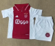 24-25 Ajax home kids Soccer Jersey