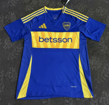 24/25 Boca home Fan Version Soccer Jersey
