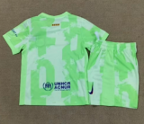 24/25  Barcelona Second away Kids Soccer Jersey