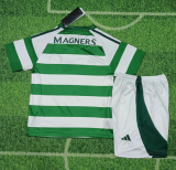 24/25 Celtic home kids Soccer Jersey