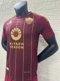 24-25  Rome home Player Version  Soccer Jersey
