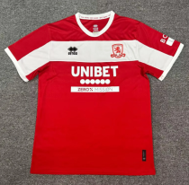 24/25 Middlesbrough  Home Red Jersey Fans Version 米德尔斯堡
