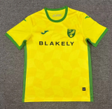 24-25 Norwich home Fan Version Soccer Jersey