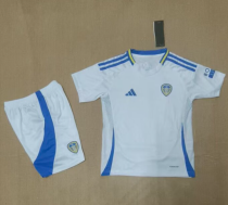 24/25 Leeds United Home  Kids soccer Jersey