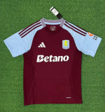 24-25 Aston Villa home Fans Version  Soccer jersey