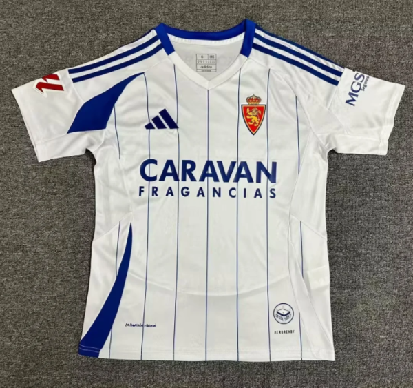 24/25 zaragoza Home Fans Version soccer Jersey
