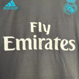 Retro 17/18 Real Madrid away Long sleeve  Soccer jersey